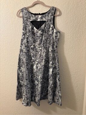 Torrid Sleeveless Black & White A-Line Dress 16